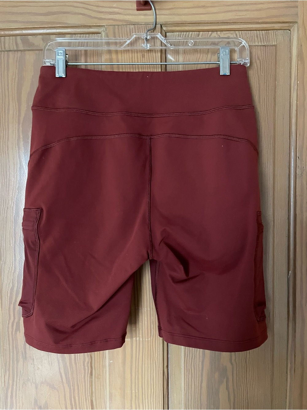 Duluth NoGA Flexpedtion Bike Shorts, Red, Size Small - Picture 2 of 4